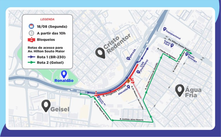 0c353f3a-15a1-46c0-9eb1-2935626624cf Obras do Viaduto Luciano Agra provocam interdições na Rua Diógenes Chianca a partir de segunda (18)