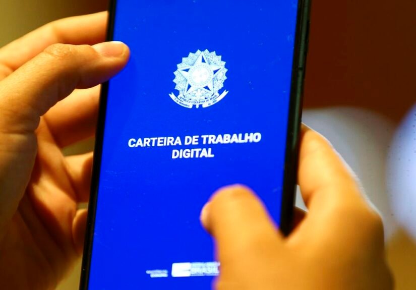 Carteira de trabalho digital.