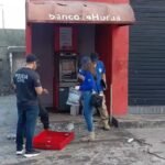 Caixa eletrônico danificado no bairro do Rangel